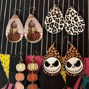 Fall/Halloween Earrings bundle